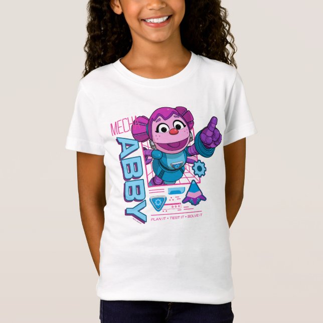 T-Shirt Rue Sésame | Mécaniciens Abby Cadabby (Devant)