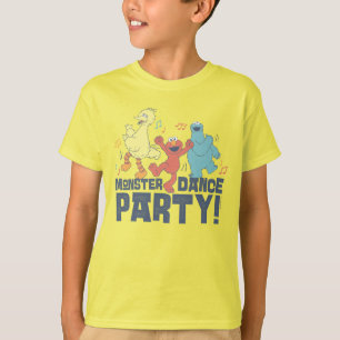 T-shirt Rue Sésame   Monster Dance Party