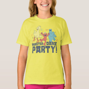 T-shirt Rue Sésame   Monster Dance Party