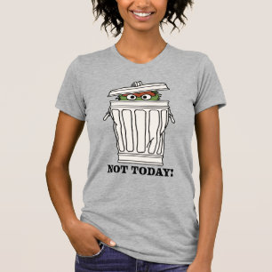 T-shirt Rue Sésame Oscar le Grouch Pas aujourd'hui!