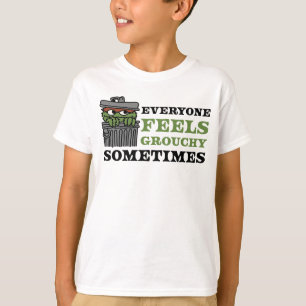 T-shirt Rue Sésame Oscar le Grouch se sent Grouch