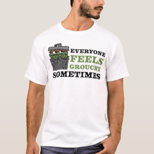 T-shirt Rue Sésame Oscar le Grouch se sent Grouch