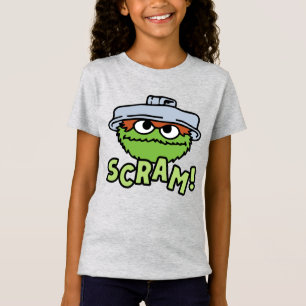 T-Shirt Rue Sésame Oscar the Grouch Scram!
