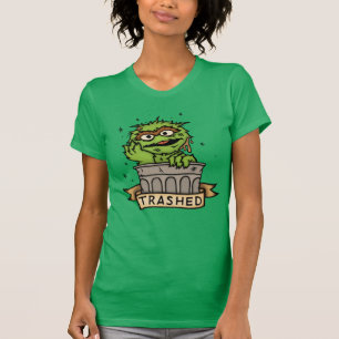 T-shirt Rue Sésame Oscar the Grouch Trashed
