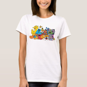 T-shirt Rue Sésame   Portrait du groupe Pals sésame