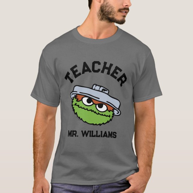 T-shirt Rue Sésame | Professeur Oscar (Devant)