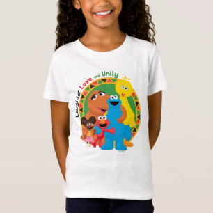 T-Shirt Rue Sésame Rire, amour et unité