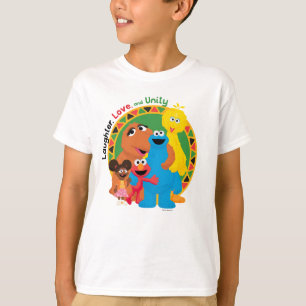 T-shirt Rue Sésame Rire, amour et unité