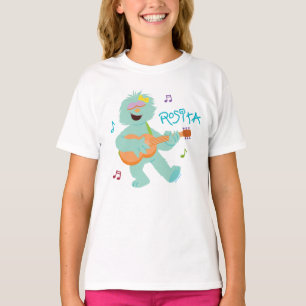 T-shirt Rue Sésame   Rosita Jouer de la guitare