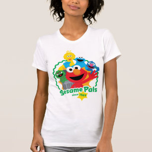 T-shirt Rue Sésame   Sesame Pals depuis 1969