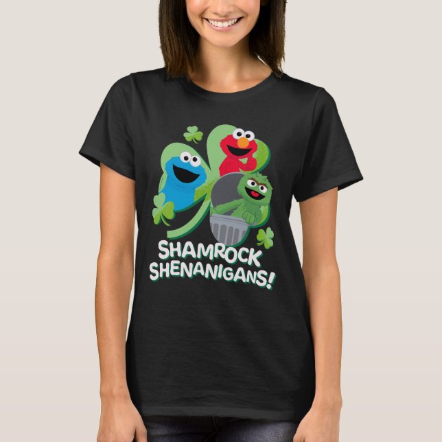 T-shirt Rue Sésame | Shenanigans shamrocks ! (Devant)