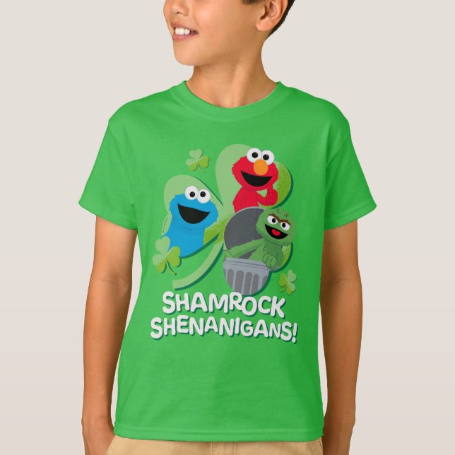 T-shirt Rue Sésame | Shenanigans shamrocks ! (Devant)