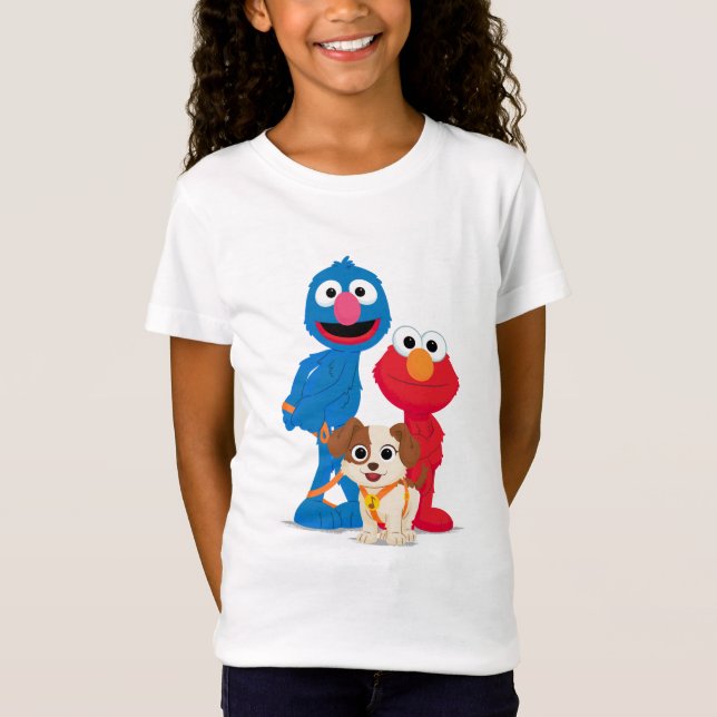 T-Shirt Rue Sésame | Tango Avec Grover & Elmo (Devant)