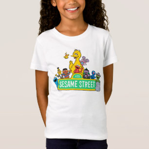T-Shirt Rue Sésame   Tout autour de l'enseigne de la rue S