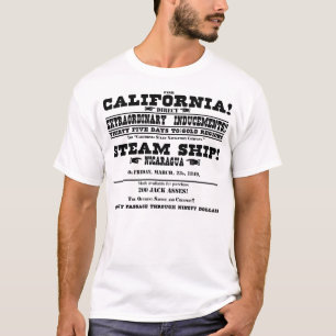 T-shirt Ruée vers l'or de Californie