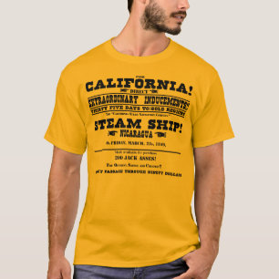 T-shirt Ruée vers l'or de Californie