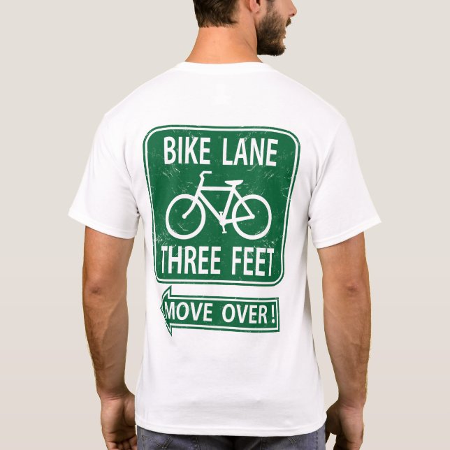 T-shirt Ruelle de vélo 3 pieds de mouvement plus de ! VERT (Dos)