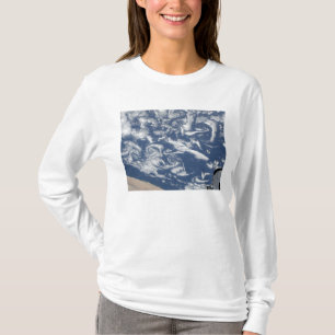 T-shirt Rues de vortex de nuage outre de la côte