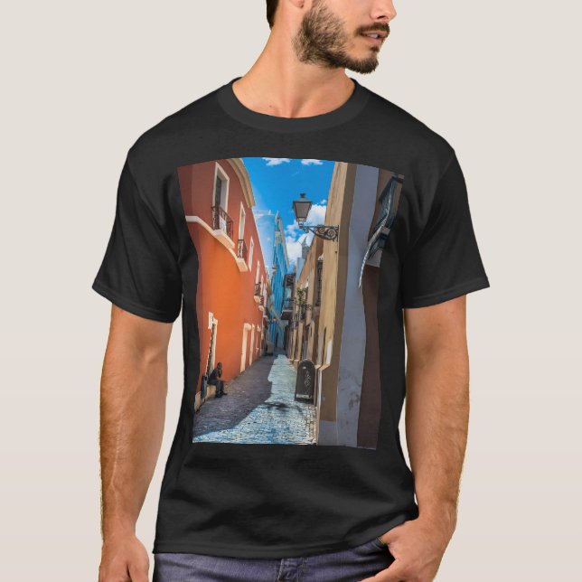 T-shirt Rues Du Vieux San Juan (Devant)