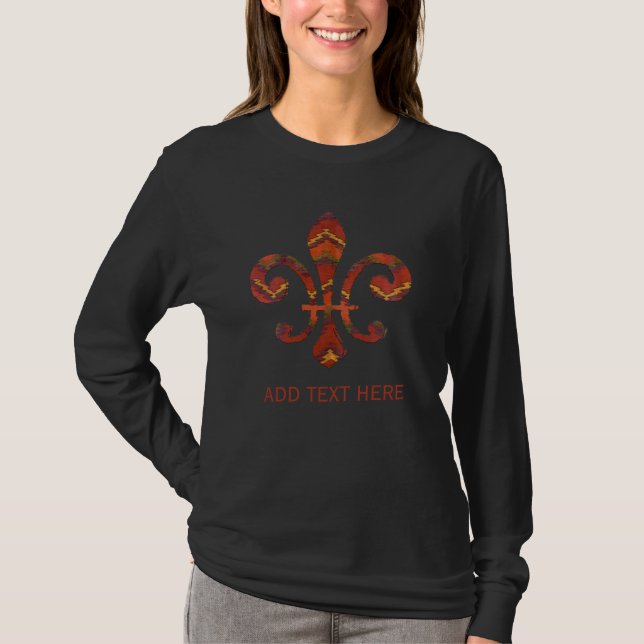 T-shirt Rug Fleur De Lis (Devant)
