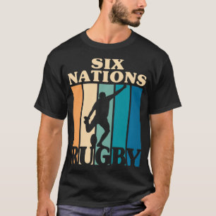 T-shirt Rugby 6 Nations Angleterre France Pays de Galles É