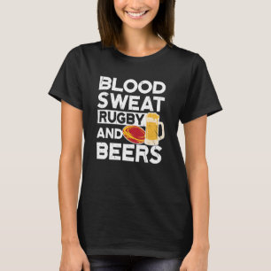 T-shirt Rugby À Sueur De Sang Et Bières Espagne Rugby