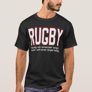 T-shirt Rugby à XIII : Vous n'oublierez jamais l'encre per