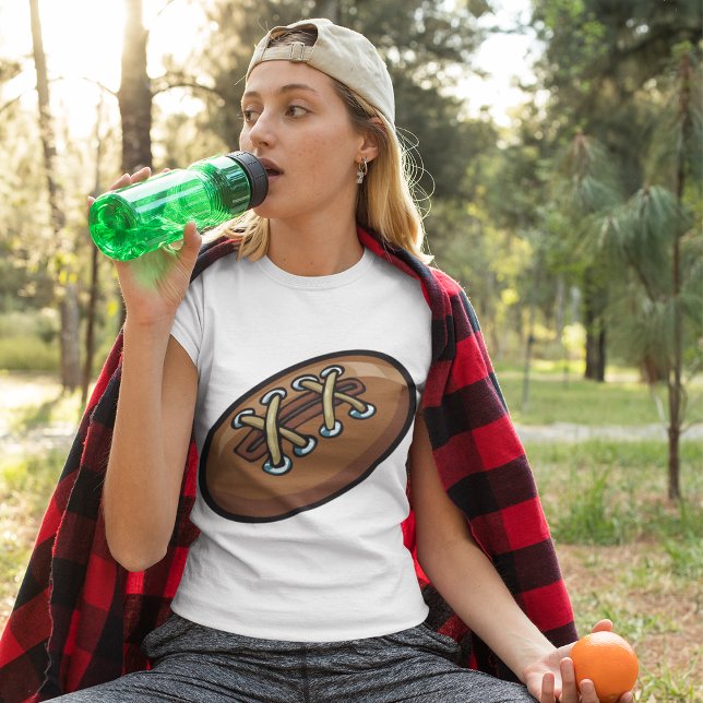 T-shirt Rugby Ball Sport amusant Graphisme (Créateur téléchargé)