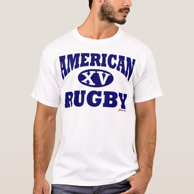 T-shirt Rugby de l'Américain XV (Devant)