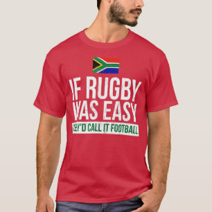 T-shirt Rugby de rugby d'Afrique du Sud drôle