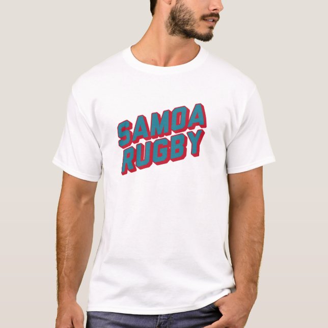 T-shirt Rugby de Ruggershirts Samoa (Devant)