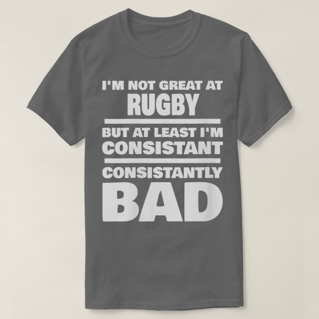 T-shirt Rugby Dit Toujours Mauvais Et Drôle De Rugby P (Design devant)