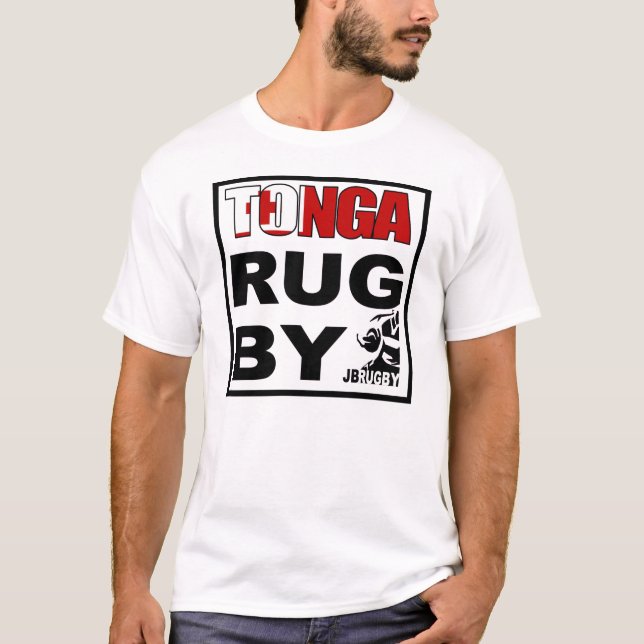 T-shirt RUGBY du Tonga (jbrugby) (Devant)