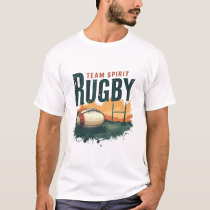 T-shirt Rugby – Esprit d'Équipe Sports Vintage