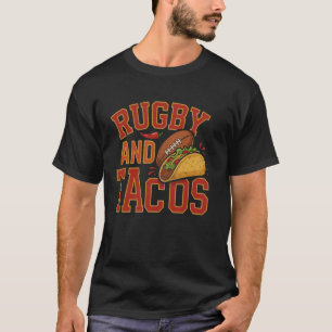 T-shirt Rugby Et Tacos Rugby Drôle De Sport Amateur De Tac