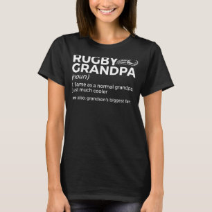 T-shirt Rugby Grandpa Définition Le plus grand fan de Gran