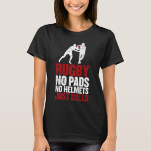 T-shirt Rugby Juste Balls Joueurs Et Fans