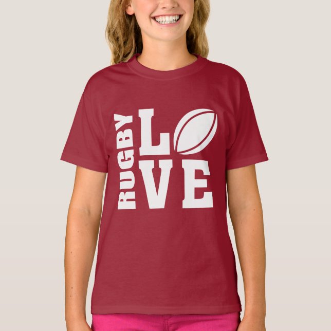 T-shirt Rugby Love (Devant)