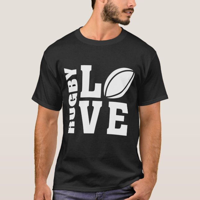 T-shirt Rugby Love (Devant)