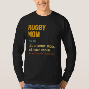 T-shirt Rugby Maman Définition Fier Rugby Maman