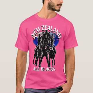 T-shirt Rugby Néo-Zélandais Tous Les Noirs