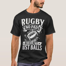 Rugby No Pad No Helmets Just Balls White Rugby
