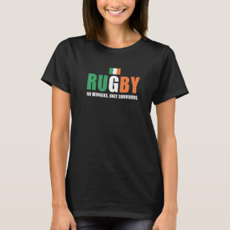T-shirt Rugby No Winners Only Survivors Ireland Rugby