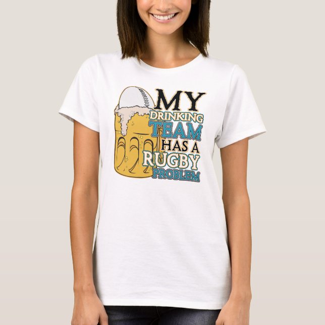 T-shirt Rugby potable d'équipe (Devant)