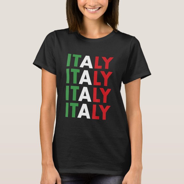T-shirt Rugby Rugby Rugby Rugby Rugby Italie Rugby (Devant)