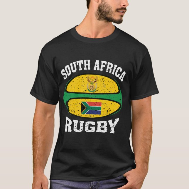 T-shirt Rugby sud-africain de chemise de rugby de (Devant)
