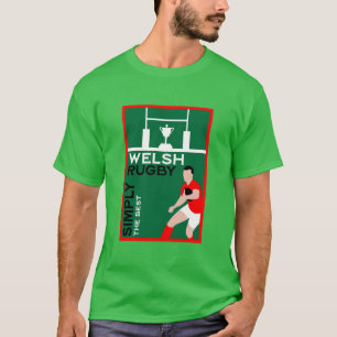 T-shirt Rugby Wales Fan Art