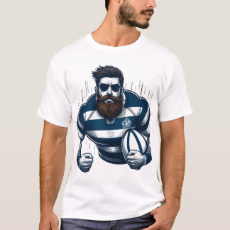 T-shirt rugbyman