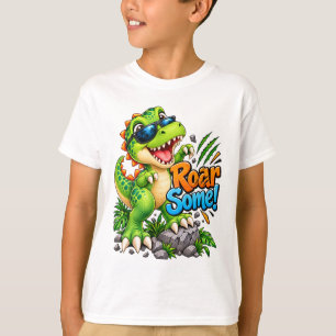 T-shirt Rugir quelque dinosaure