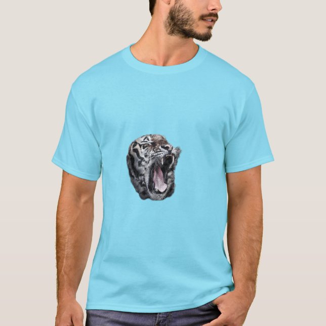 T-shirt Rugissement de tigre. (Devant)